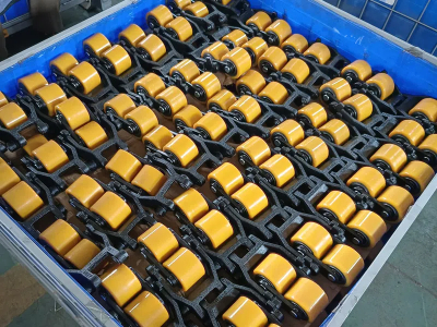 Polyurethane forklift wheels
