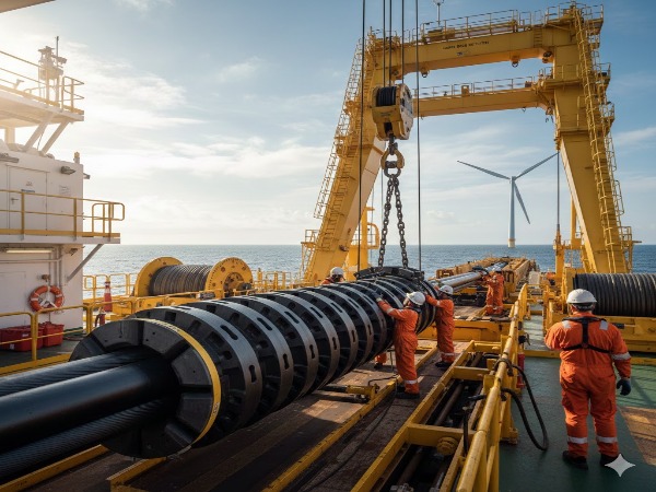 Cable Bend Restrictors in Offshore Heavy Engineering Industry