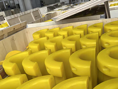 Delivered to Thailand: Polyurethane Subsea Cable Bend Restrictors