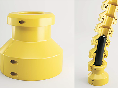 Underwater Polyurethane Bend Stiffeners and Restrictors