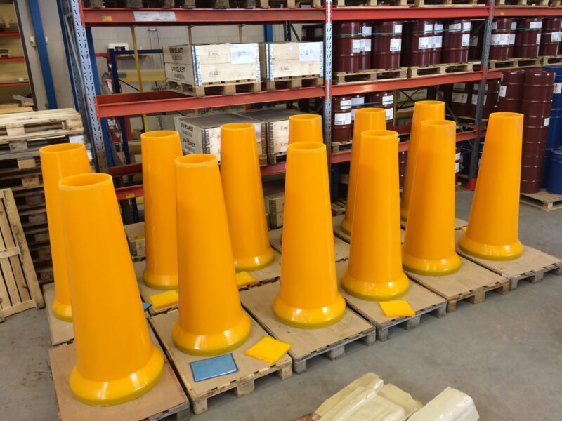 Underwater Polyurethane Bend Stiffeners and Restrictors